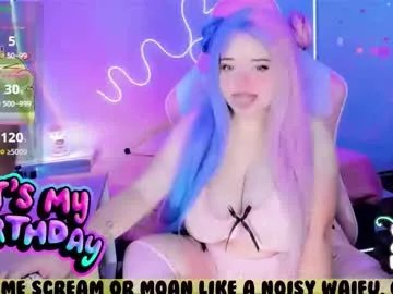 waifumochi_chan — GOAL: Wet panty play  [238 tokens remaining]  #bigboobs #cosplay #fuckmachine #ahegao #squirt